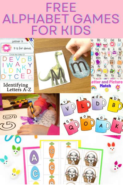 Free Hands On Alphabet Games for Preschoolers - Welcome