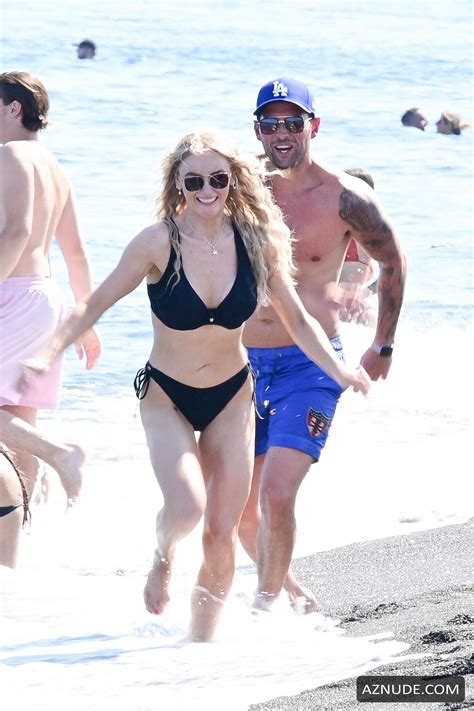 Katie Mcglynn Black Bikini In Santorini Greece AZNude