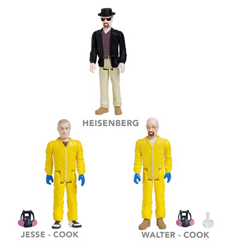 3 34 Inch Tall Breaking Bad Reaction Figures Featuring Walter White And Jesse Pinkman