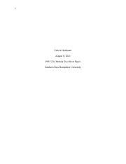 Hyndman Psy Module Two Short Paper Docx Felicia Hyndman