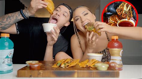 Trying Birria Queso Tacos Y Consome Mukbang Youtube