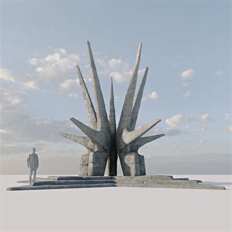 ArtStation - Brutalist Monument | Resources