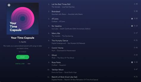 'Member Music? Spotify Launches Your Time Capsule Playlist Feature - LIVE music blog