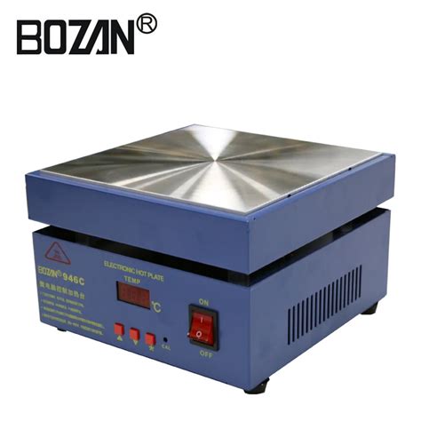 BOZAN 946C Electronic Hot Plate Preheat Preheating Station For PCB SMD Heating Work Phone LCD