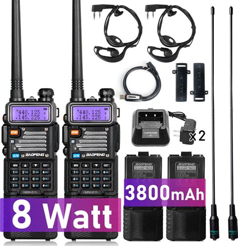 Baofeng Vhf Uhf Dual Band Ham Radio Handheld Uv S9 Plus 8w High Power Two Way Radio