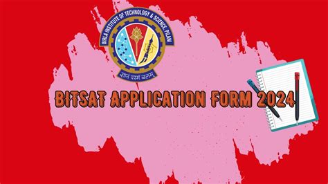 Bitsat Application Form Ongoing Bitsadmission Direct Link Here