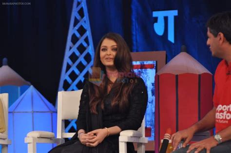 Aishwarya Rai Bachchan At Ndtv Support My School 9am To 9pm Campaign