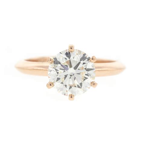 Triple Pave Diamond Engagement Ring With Six Prong Setting For Sale At