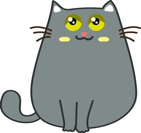 Cute Cat Cartoon Kitty 8483928 Png