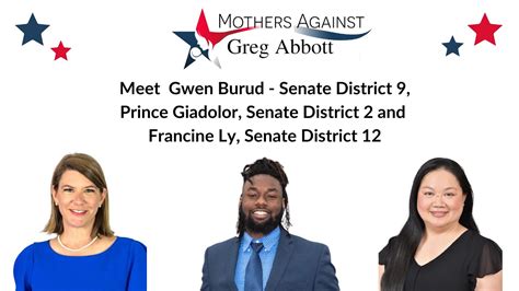 Meet Texas Senate Candidates Gwen Burud Sd9 Prince Giadolor Sd2