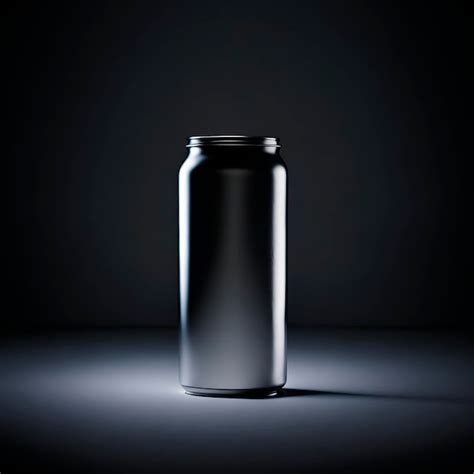 Premium Ai Image A Black Can