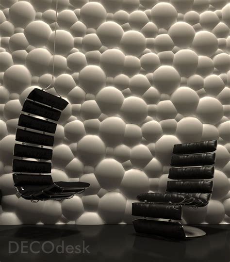 Bubble Wall Texture And A Hanging Chair Retro Future Heaven Gypsum