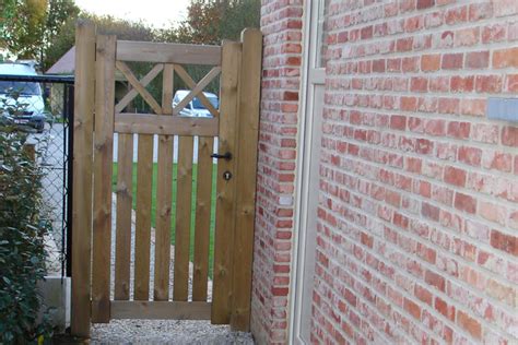 Houten Tuinpoorten Tuinpoortjes Hout Poort Tuin Hout Belgo Garant