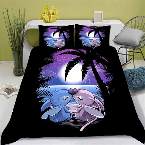 Parure De Lit Lilo Et Stitch Housse De Couette 220x240 Stitch