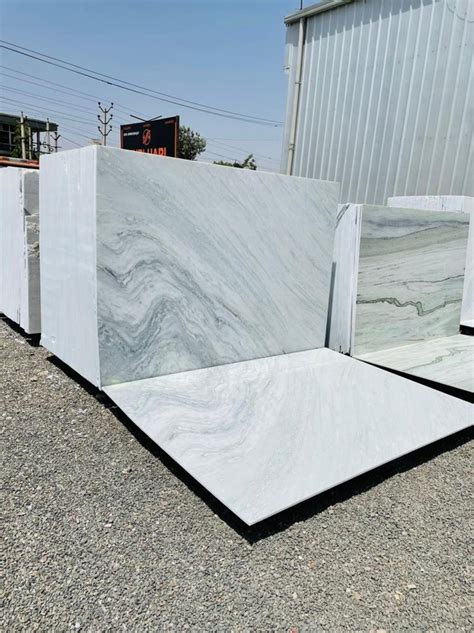 Polished Finish Slab Morchana White Marble Thickness 20 MM Size 6 X