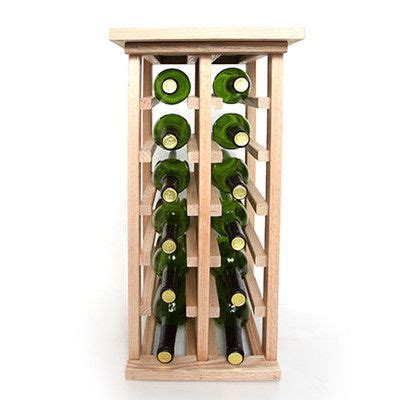 Wineracks.com 12 Bottle Solid Wood Floor Wine Bottle Rack | Wayfair ...