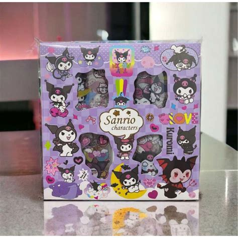 Jual 100 Lembar Stiker Lucu 2D Sanrio Karakter Kuromi Momo Frozen