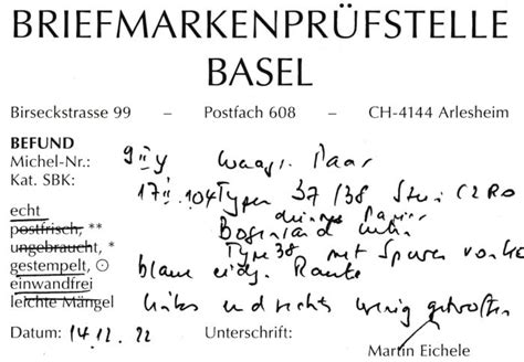 Schweiz Rayon I Nr Ii Paar Ab Und Ab Typen C Ro