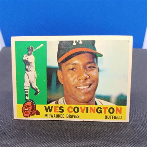 1960 TOPPS WES COVINGTON Braves EBay