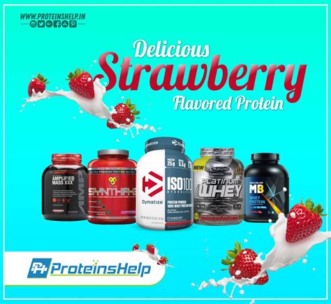 The Delicious Strawberry Flavors Whey And Muscle Performance