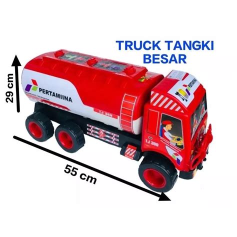 Jual Mainan Mobil Anak Truk Tangki Besar Pertamina Truk Tanki Jumbo