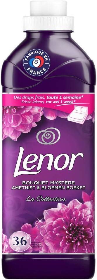 Lenor Liquide Adoucissant Bouquet Mystère avec une Fraîcheur Longue