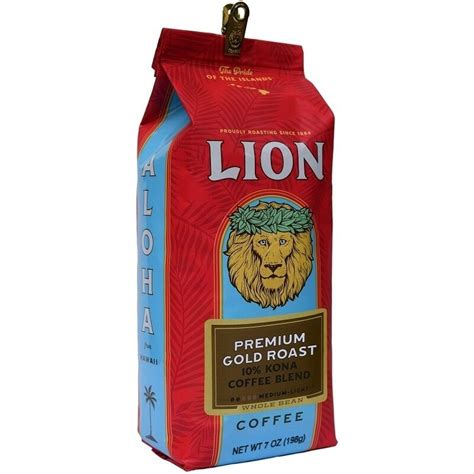 Lion Premium Gold 10% Kona Blend Coffee - Lion Coffee