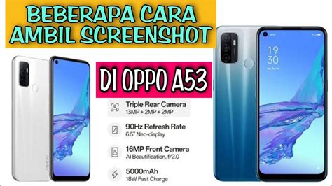 Beberapa Cara Ambil Screenshot Di Oppo A53 YouTube