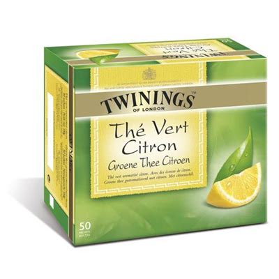 Twinings Thé vert citron 50 sachets TAK Market