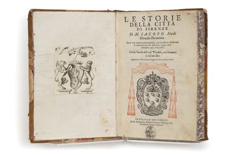 Nardi Jacopo 1476 1563 Le Storie Della Citta Di Firenze Doue Con