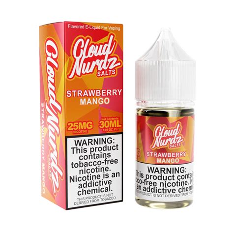 Cloud Nurdz Strawberry Mango 30 Ml Store Online Vape Royalty