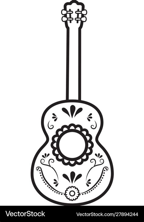 Mexican Guitar Clipart