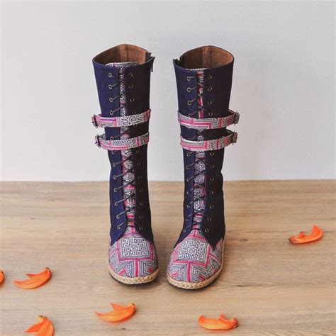 Hmong Embroidered Vegan Shoes | Unique and Stylish