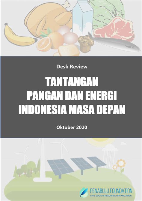 Pdf Tantangan Pangan Dan Energi Indonesia Masa Depan