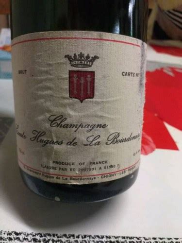 2016 Comte Hugues De La Bourdonnerie Champagne Brut Nature Vivino France