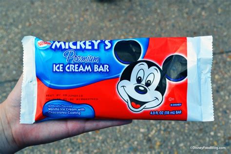 OnTheList Mickey Premium Ice Cream Bar The Disney Food Blog