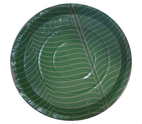 Banana Leaf Paper Plate At Rs Piece Birobanagar Rahuri Id