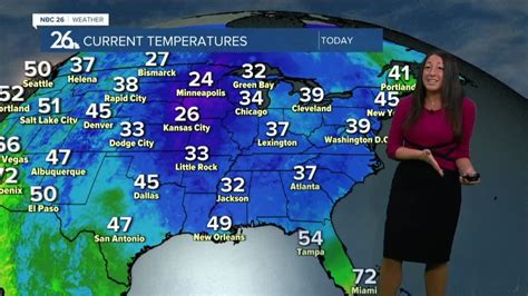 Brittneys Nbc 26 Weather Forecast Youtube