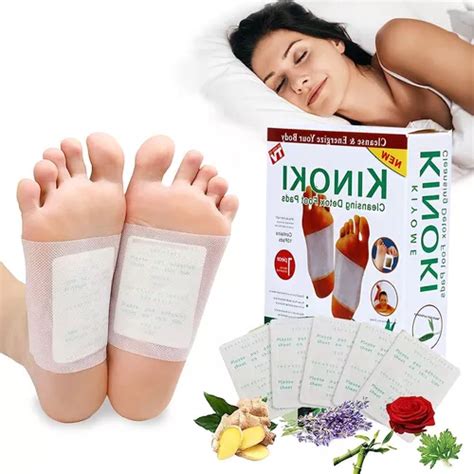 Caja De 100 Parches Desintoxicantes Kinoki Para Pies Detox Meses Sin