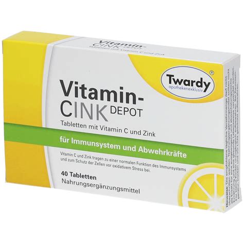 Twardy Vitamin Cink Depot St Shop Apotheke