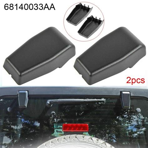 Protect Your For Jeep Wrangler Jk 07 18 With Liftgate Glass Hinge Covers 2 Pack Ebay