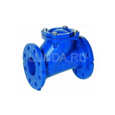 Обратный клапан фланцевый шаровой, чугунный, модель 2453, Genebre ...