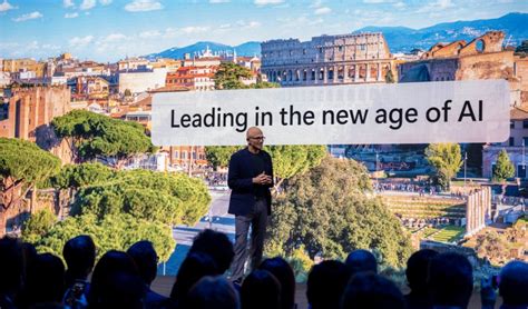 Il Ceo Satya Nadella Presenta Il Potere Trasformativo Dell Ai Per La