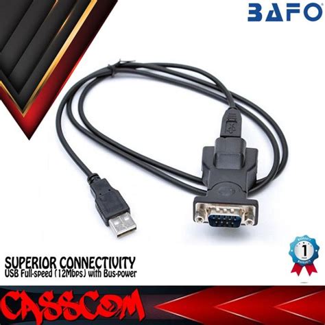 Jual Kabel USB To Serial RS232 Db9 Bafo Shopee Indonesia