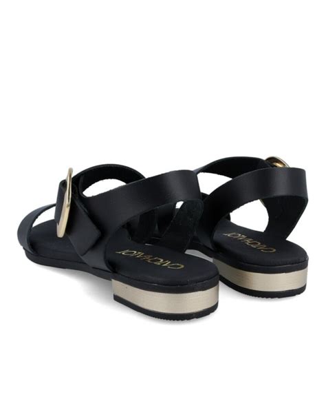 Sandalias Planas De Piel Catchalot 5333 Para Mujer