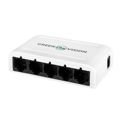 Коммутатор сетевой 5 портов ☼ GreenVision ☼ купить в Украине.
