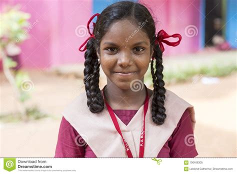 Documentary Editorial Image. Happy Kids with School Uniforms Play in ...