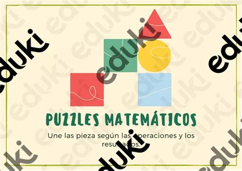 Puzzles Matemáticos Material De La Siguiente Asignatura Matemáticas