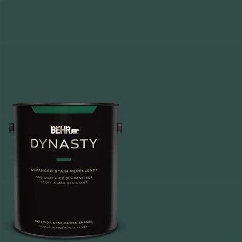 Behr Dynasty Gal Ecc Hidden Forest Semi Gloss Enamel Interior