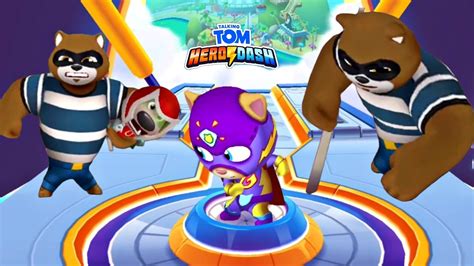 Talking Tom Hero Dash Ginger Full Screen Gameplay Android Lilu